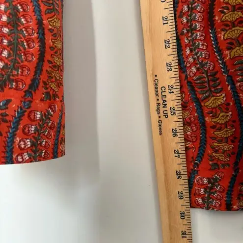 Alix Of Bohemia Women's Natalie Orange Pant, size XL wide leg Red