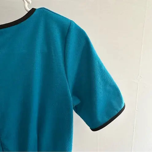 Kardashian Kollection Blue Mini Scoop Neck Dress XS