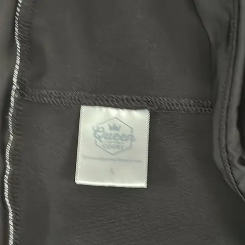 Queen Of The Court 14" Newsworthy Black White Swing Tennis Skirt Skort Large Black