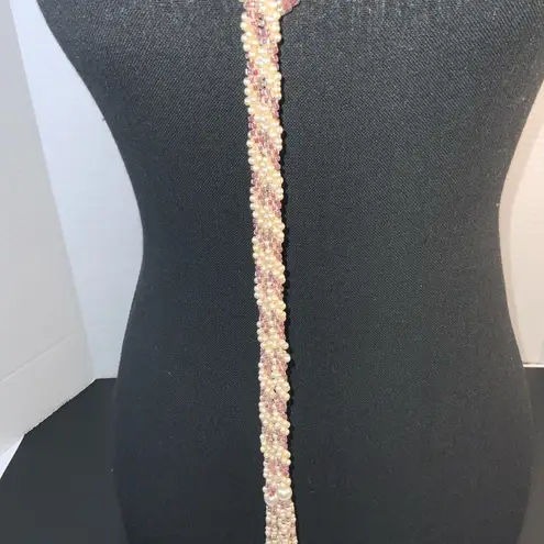 Evolution by Cyrus button sleeve open front cardigan small & 2 vintage necklace - Image 11