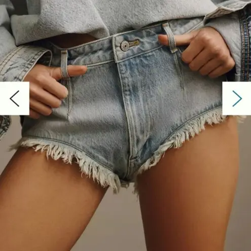 Pilcro NWT by Anthropologie Denim Shorts Washed Out Blue Denim Size 28, 29, 30