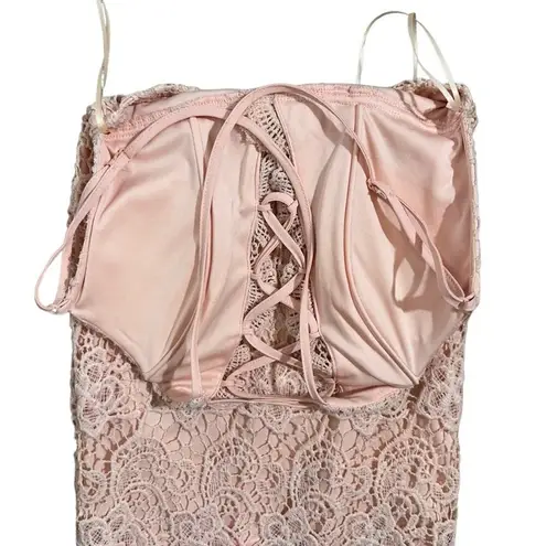 Miss Avenue NEW Pink Lace Bodycon Dress Size Small