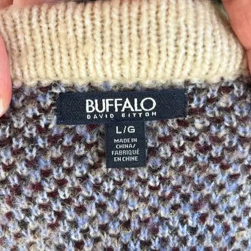 Buffalo David Bitton Heidi Cropped Floral Cardigan Sweater Size L