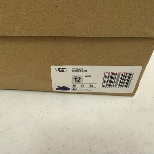 UGG New  Disco Slide Flatform Platform Sandal Slippers Violet Night - Image 6