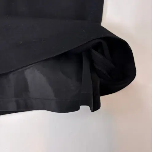 Hugo Boss Kagami Ling Sleeve Shift Black Dress Origami Folded Pleated Collar 6