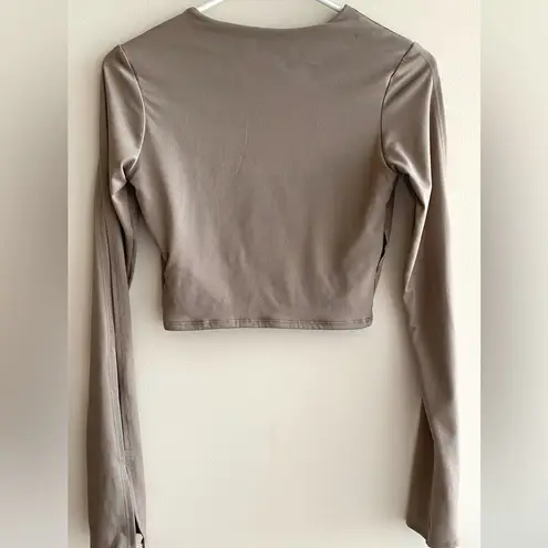 Klesis Taupe Cropped Long