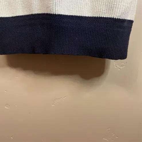 Rugby Ralph Lauren Women's Striped 3/4 Sleeve Pullover Sweater Dress Size Small Blue