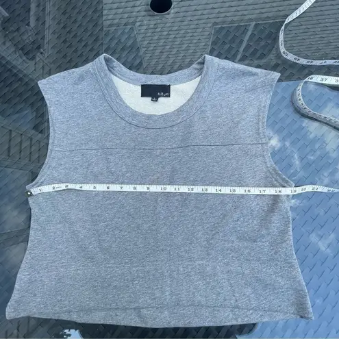 Fate BY LED Layered cotton striped shirt button down tunic 2 piece set Sz L Gray Size L