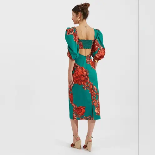 La double J Sizzler Dress Anemone Ghirlanda in Heavy Cotton Stretch Red Size L