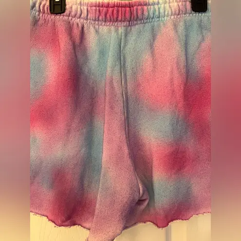 Cotton Citizen Brooklyn Tie Dye Women’s Pink Blue Purple Shorts Size Large