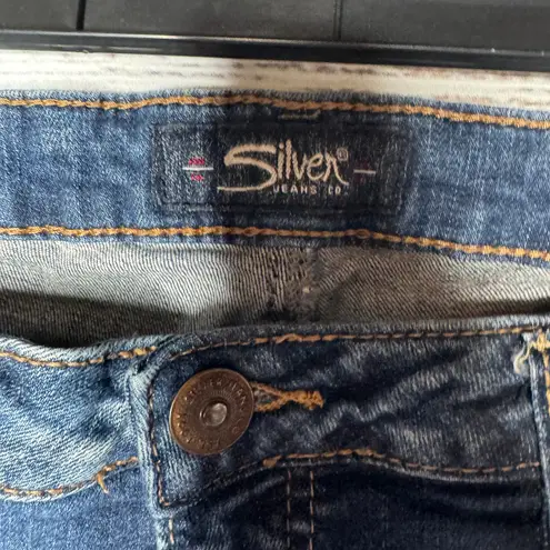 Silver Jeans Izzy Bootcut Jogger Tie Ankle Jeans 33/33