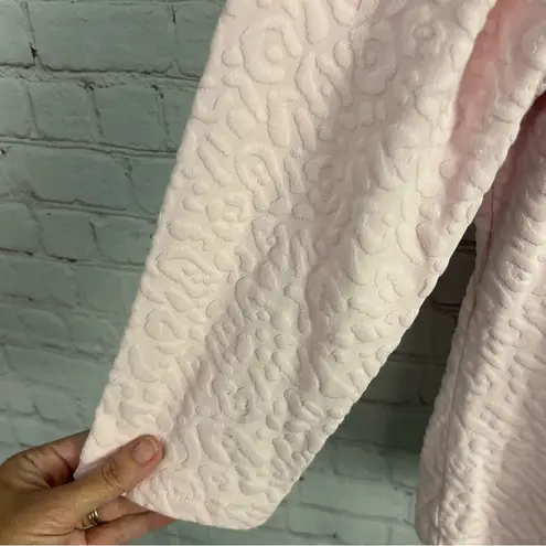 J. McLaughlin set of two textured animal print 3/4 sleeve blouses size Large