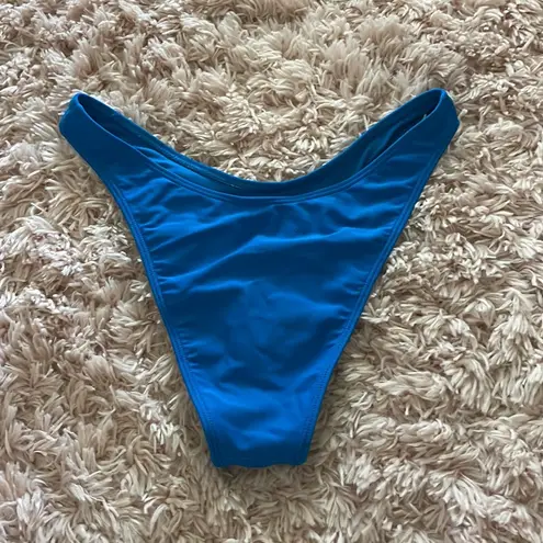 Forever 21  Blue High Legged Swimsuit Bottoms