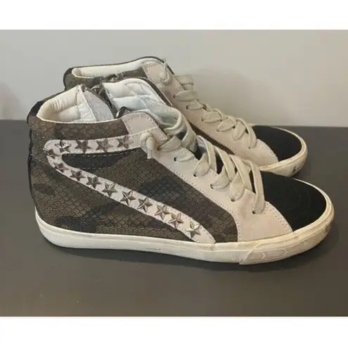 Vintage Havana Kayla Army croco with studs womens size 7 With Box And Dust Bag