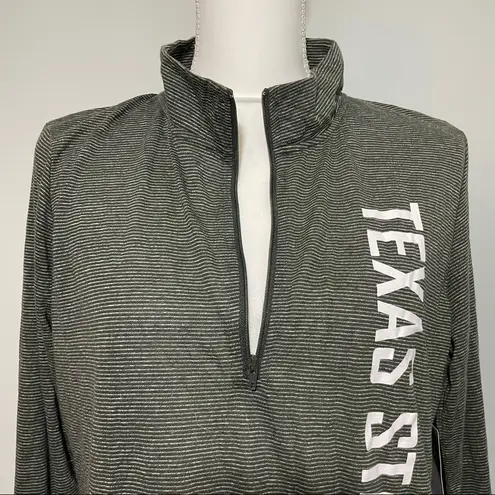 Creative Apparel NWT Texas State Bobcats Pullover Sweatshirt Top Long Sleeve Green University New