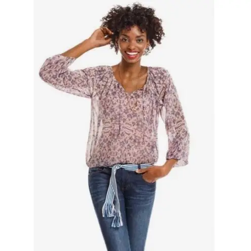 CAbi  Siena Peasant Top Size Small Boho Fairy‎