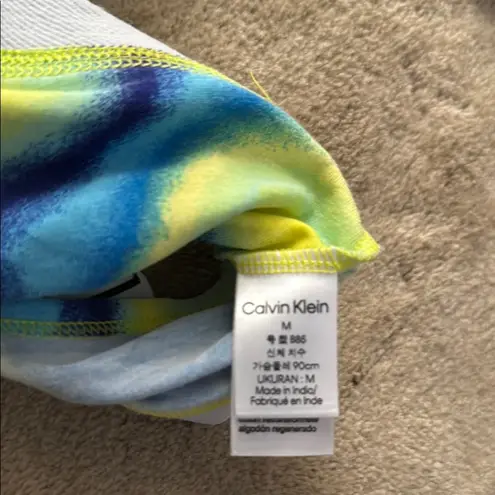 Calvin Klein  Black and Multicolor Sports Bra Set