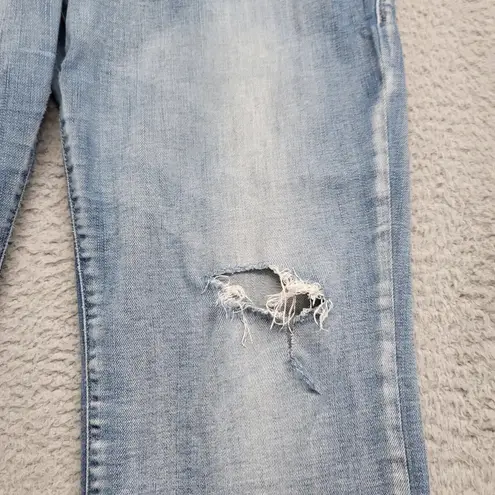 Rock & Republic  Jeans Womens 12 Blue Denim Distressed Indee Thrashed Grunge