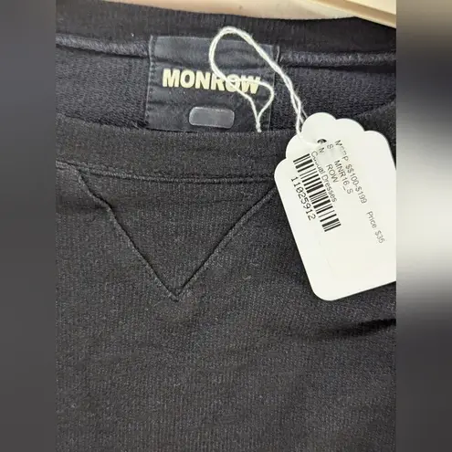 Rtr szS Monrow maternity casual dress sweatshirt dress studded long sleeves Black Size undefined