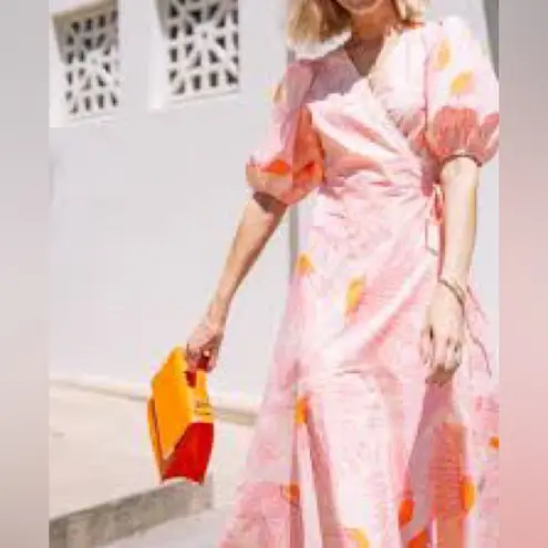 Kate Spade Falling Flower Wrap Dressā | Fairy Garden Yacht Wife Vibes | Size 0