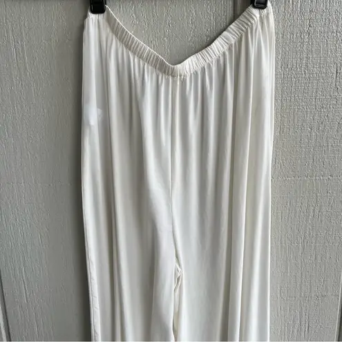 Nap Loungewear Cropped Cupro Sleep Pants White Size S