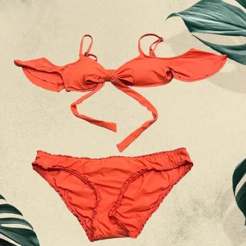Becca Orange Bikini 2 piece set size S/M