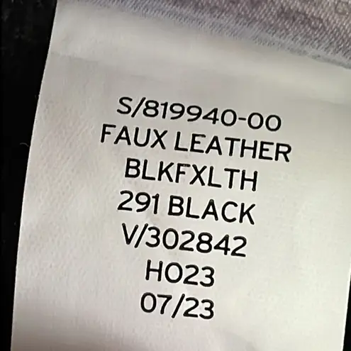 Gap  Black Faux Leather Pants