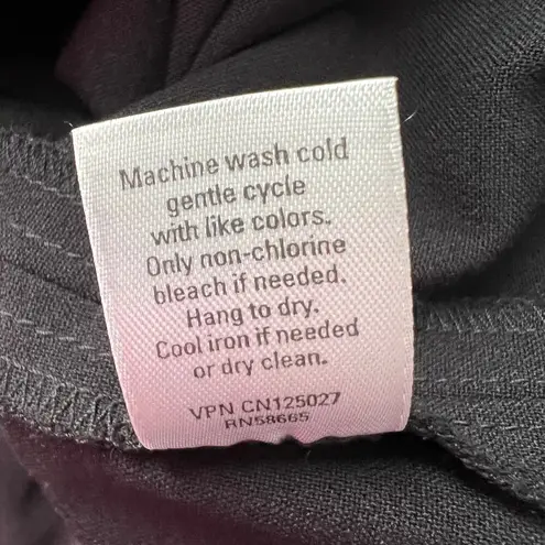 Semantiks Dress Pants Womens 22W Business Career Dark Academia Office Workwear Black