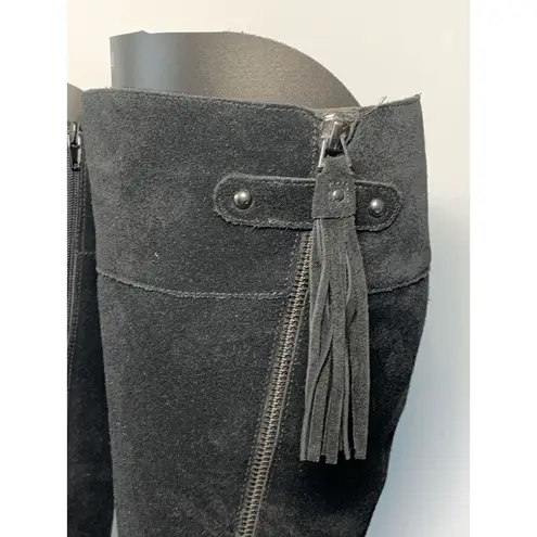 Naturalizer Womens Knee High Demi Boots Black Size 7