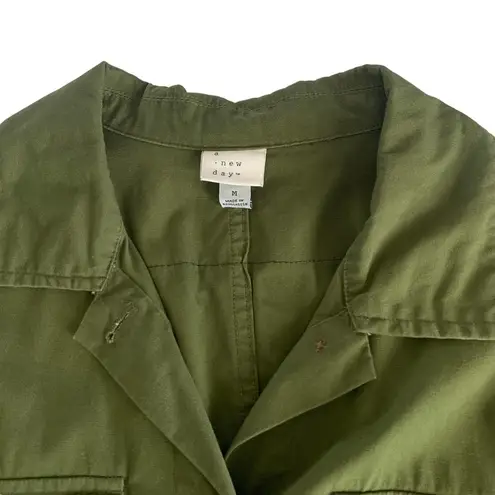 Via Penny Lane Reworked Apparel Panic! at the Disco Custom Olive Utility Jacket Size M