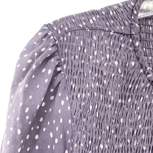 Fourteen & 9th Polka Dot Ruffle Open Back Dress