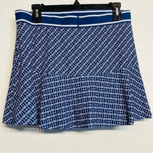 Peter Millar  Womens Francoise Court Tennis Golf Skort Blue Large Wicking UPF NEW