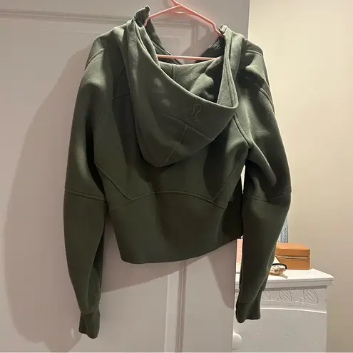Lululemon  Scuba Oversized Full Zip in Green Twill