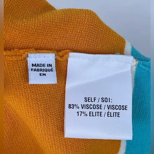 Tanya Taylor Noreen Colorblock Dress large