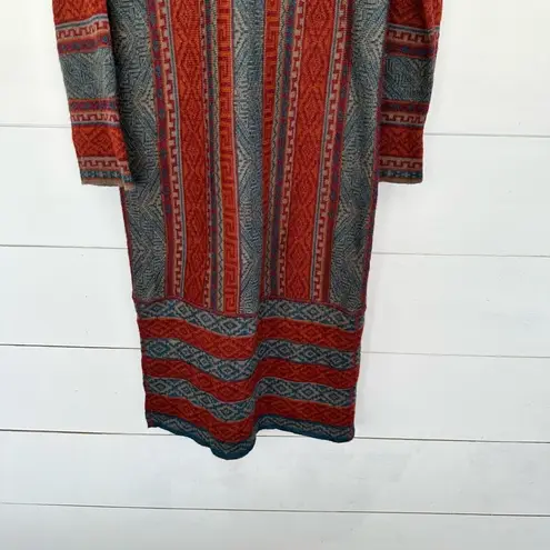 Tey Art Women’s Small Alpaca Blend Long Duster Cardigan Sweater