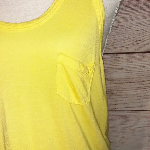 True Religion  Yellow Racerback Tank Top Size XS