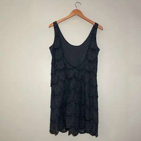 Tibi Embroidered Scalloped Dress