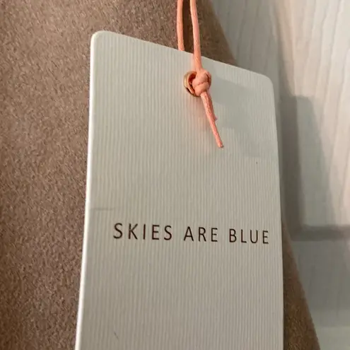 Skies Are Blue Tan Skater Mini Skirt for Work size SP brand new length 15”