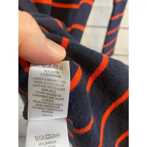 St. Tropez Women's Dress, Size M, Navy & Red Striped