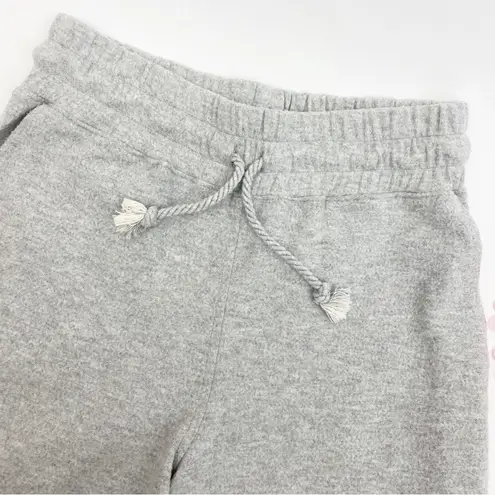 Faherty  Fleece High Rise Sweatpants Lounge Track Pants: Light Heather Grey