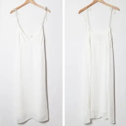 Wilfred  Liberty Dress Espace White Midi V Neck
Long Cottagecore 2 Aritzia