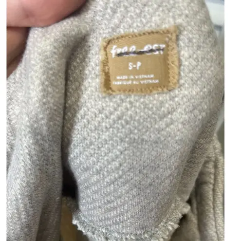 Free People  Milley Light Gray Sweater and Skirt Reversible Set Size Small NWOT