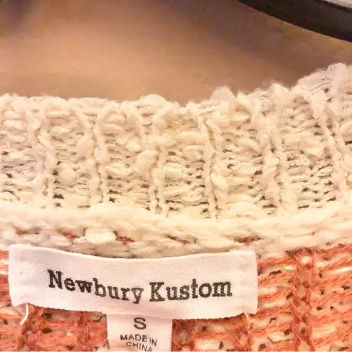 Newbury Kustom  Star Print Sweater Cream Rust‎ Small