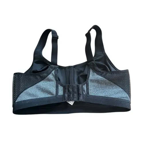 Wacoal 855229 Sport Full Figure Underwire Comfort Sports Bra Gray 34DD