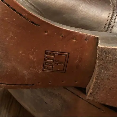 Frye  Women’s Knee High Brown Leather Boots Made In Mexico Size 9