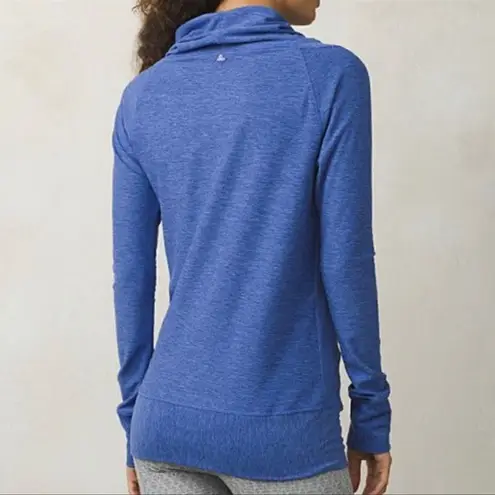 prAna  Cobalt Ember Cowl Neck Pullover Top - S