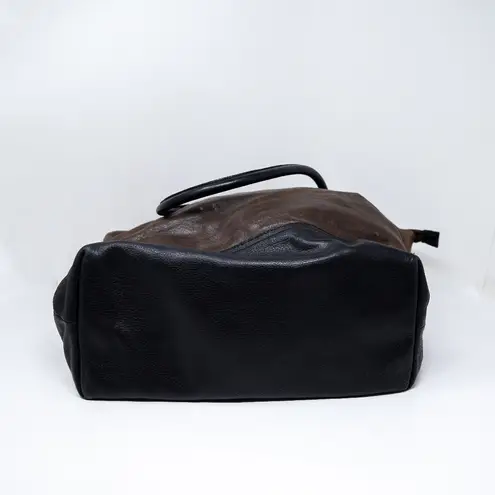 Will Original Genuine Leather Utility Shoulder Tote Purse Bag Weekender Brown