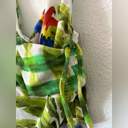 Farm Rio Tropical Fresh Faux Wrap One-Piece Swimsuit Sz M