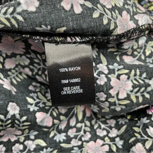 Torrid Mini Challis Off Shoulder Smock Skater Dress in Black Medallion Floral 4X