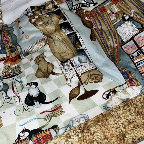 Vintage purse • Cat lovers handmade purse • cat bag • lots of pockets • kittens